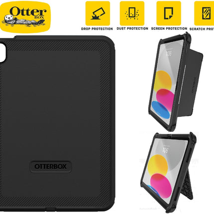 OtterBox Defender Apple iPad (A16) / iPad (10.9") (10th Gen) Case Black - (77 - 89953), DROP+ 2X Military Standard - GR Phones