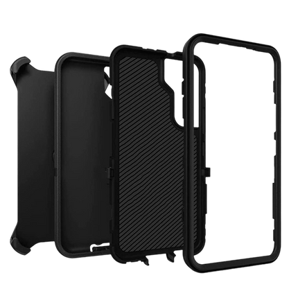 OtterBox Defender Case Cover with Clip For Galaxy S23 - Black - GR Phones