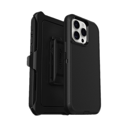 OtterBox Defender Case with Clip for iPhone 14 Pro - Black - GR Phones