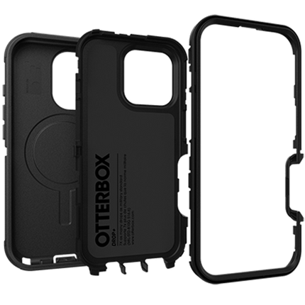 OtterBox: Defender Series for MagSafe Case for iPhone 16 Pro – Black - GR Phones
