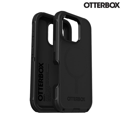 OtterBox: Defender Series for MagSafe Case for iPhone 16 Pro – Black - GR Phones