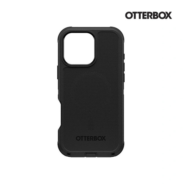 OtterBox: Defender Series MagSafe Case Cover For iPhone 16 Pro Max - Black - GR Phones