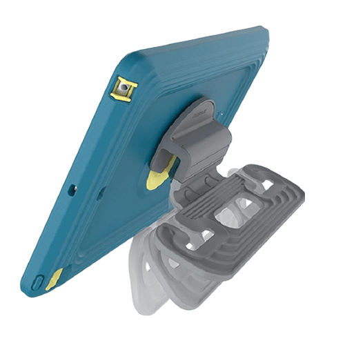 OtterBox EasyGrab Apple iPad (10.2") (9th/8th/7th Gen) Case Galaxy Runner Blue (Blue/Green) - (77 - 81187), Rugged Protection - GR Phones