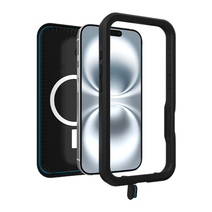 OtterBox: Frē Series for MagSafe Case for iPhone 16 – Black - GR Phones