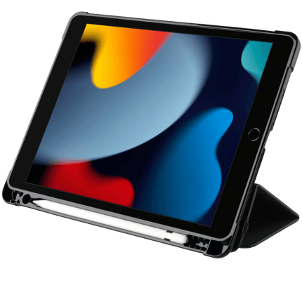 OtterBox React Folio Apple iPad (10.2") (9th/8th/7th Gen) Case Black ProPack - (77 - 92197), DROP+ Military Standard, Pencil Holder - GR Phones