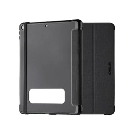 OtterBox React Folio Apple iPad (10.2") (9th/8th/7th Gen) Case Black ProPack - (77 - 92197), DROP+ Military Standard, Pencil Holder - GR Phones
