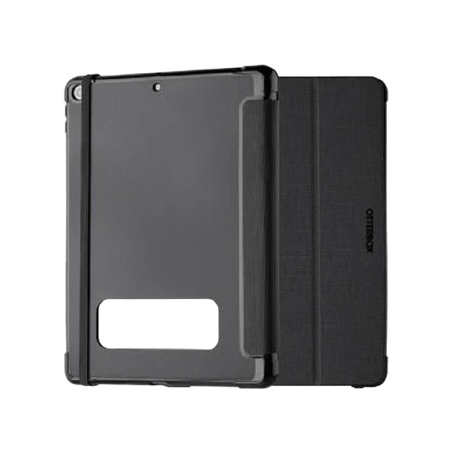OtterBox React Folio Apple iPad (10.2") (9th/8th/7th Gen) Case Black ProPack - (77 - 92197), DROP+ Military Standard, Pencil Holder - GR Phones