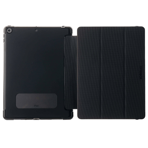 OtterBox React Folio Apple iPad (10.2") (9th/8th/7th Gen) Case Black ProPack - (77 - 92197), DROP+ Military Standard, Pencil Holder - GR Phones