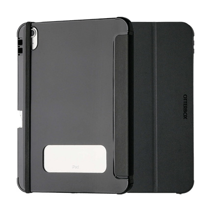 OtterBox React Folio Apple iPad (A16)/ iPad (10.9") (10th Gen) Case Black - (77 - 92188), DROP+ Military Standard, Pencil Holder - GR Phones