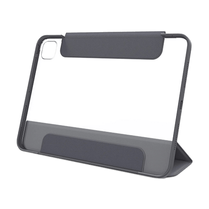 OtterBox Symmetry Folio Apple iPad Pro M4 (11") (5th Gen) Case Thunderstorm (Clear/Dark Grey) - (77 - 95257), Multi - Position Stand - GR Phones