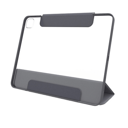 OtterBox Symmetry Folio Apple iPad Pro M4 (13") (7th Gen) Case Thunderstorm (Clear/Dark Grey) - (77 - 95261), Multi - Position Stand - GR Phones
