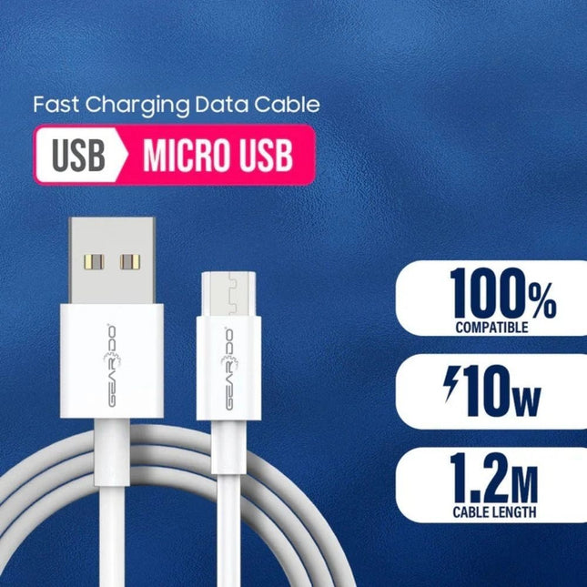Premium USB to Micro USB Charging Data Cable 1.2m 10W - GR Phones