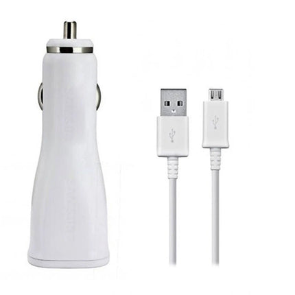 Samsung Dual USB - A 15W Fast Charging Car Charger with Micro USB Cable - GR Phones