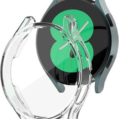 Samsung Watch 4/ 5 44mm Protector Case with Tempered Glass – Transparent - GR Phones