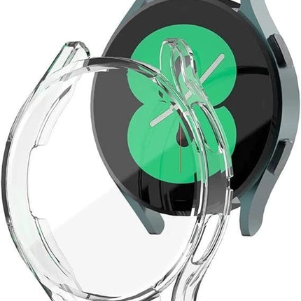Samsung Watch 4/ 5 44mm Protector Case with Tempered Glass – Transparent - GR Phones