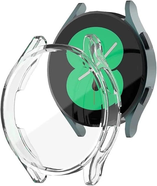 Samsung Watch 4/ 5 44mm Protector Case with Tempered Glass – Transparent - GR Phones