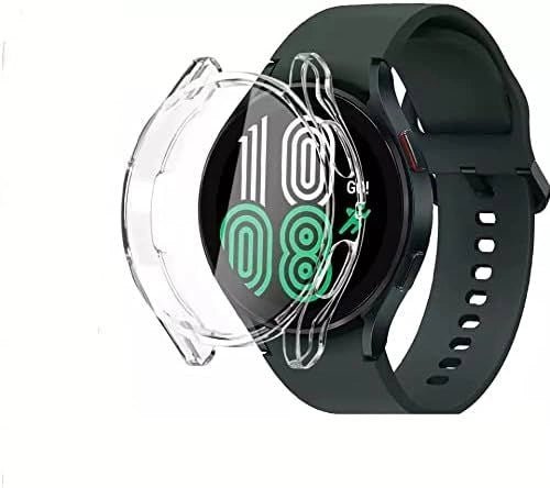 Samsung Watch 4/ 5 44mm Protector Case with Tempered Glass – Transparent - GR Phones