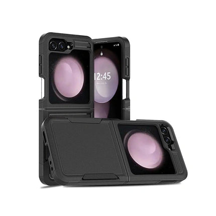 ShockProof Commuter Case Cover For Galaxy Z Flip7 - Black - GR Phones