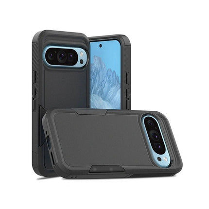 ShockProof Commuter Case Cover For Google Pixel 9 Pro XL - Black - GR Phones