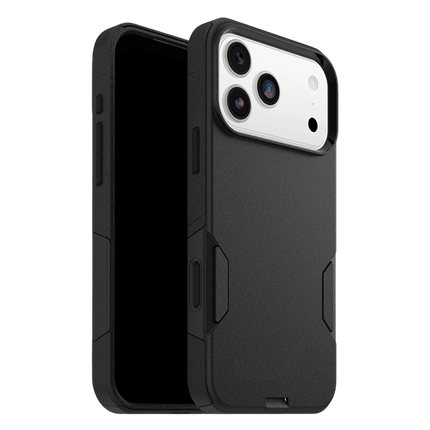 Shockproof Commuter Case Cover for iPhone 17 Pro Max - Black - GR Phones