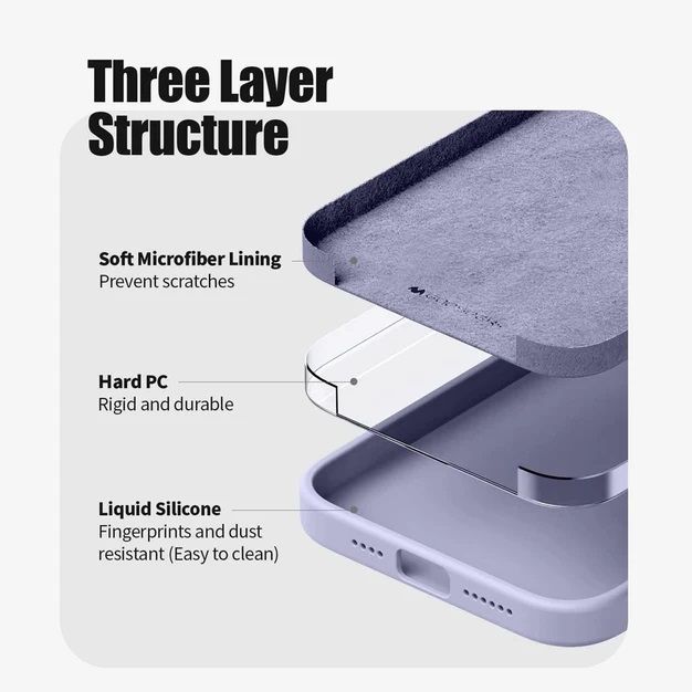 Soft Feeling Silicone Phone Case Cover For iPhone 11 Pro - Black - GR Phones