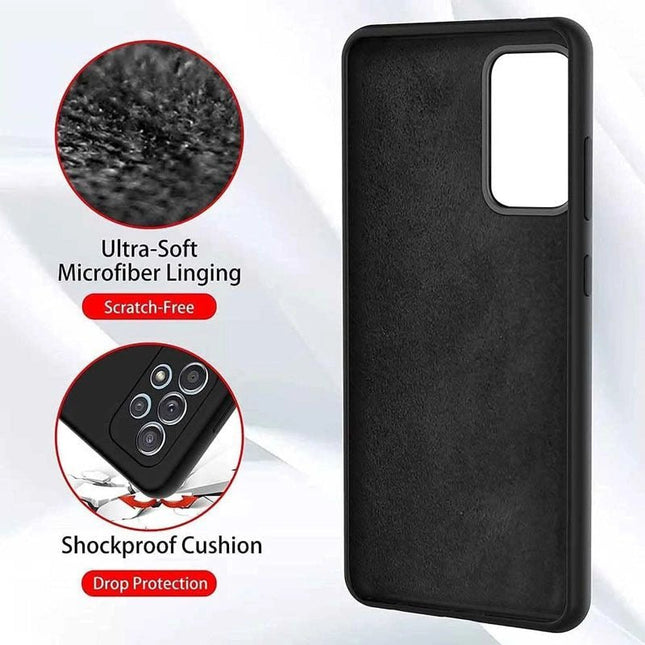 Soft Feeling TPU Case Cover for Galaxy A73 5G - Black - GR Phones