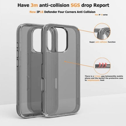 Stay Black Case Cover For iPhone 16E/ 17E - GR Phones