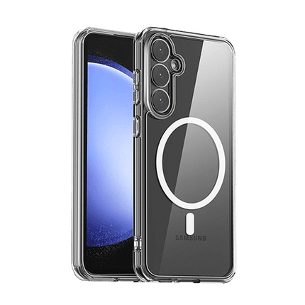 Stay Clear Magnetic Case Cover For Galaxy S24 Plus - Transparent - GR Phones