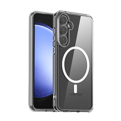 Stay Clear Magnetic Case Cover For Galaxy S24 Plus - Transparent - GR Phones