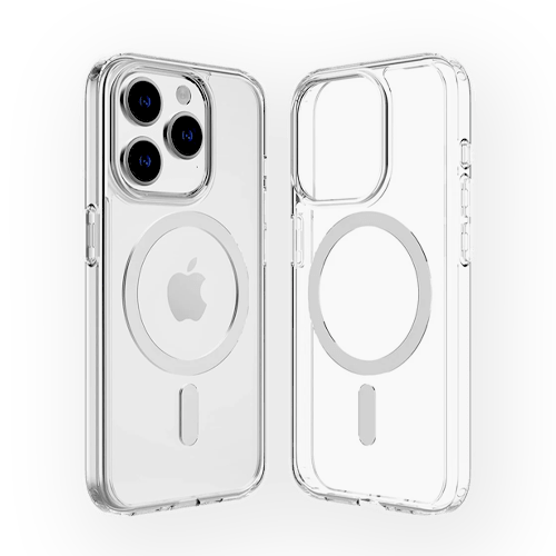 Stay Clear Magnetic Case Cover For iPhone 14 Plus - Transparent - GR Phones