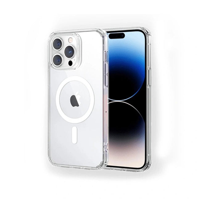 Stay Clear Magnetic Case Cover For iPhone 15 Pro - Transparent - GR Phones