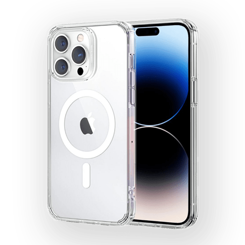 Stay Clear Magnetic Case Cover For iPhone 15 Pro - Transparent - GR Phones