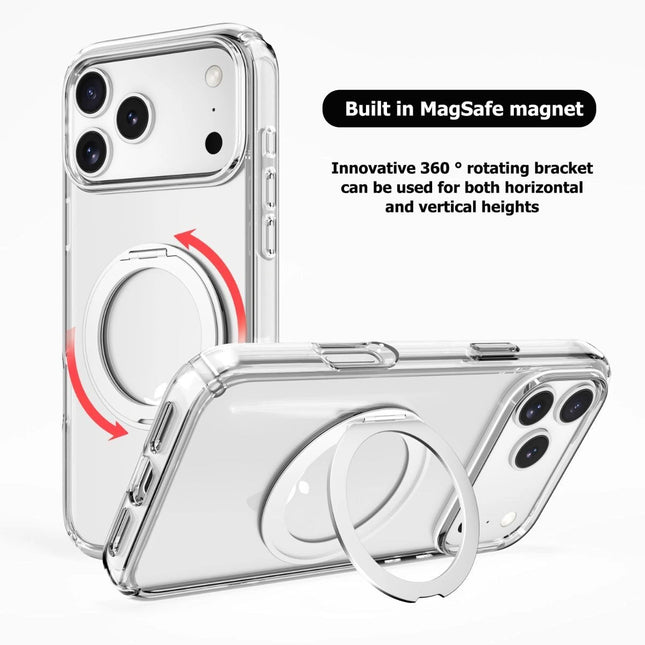 Stay Clear Rotative Magsafe Ring Case Cover for Galaxy S26 Plus - GR Phones