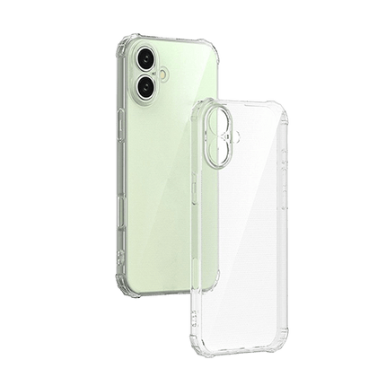 Super Protect Case Cover for iPhone 16 Plus - Transparent - GR Phones