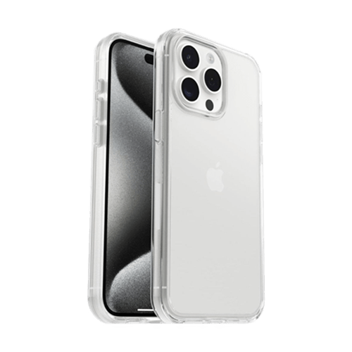 Symmetry Shockproof Clear Case Cover For iPhone 15 - Transparent - GR Phones