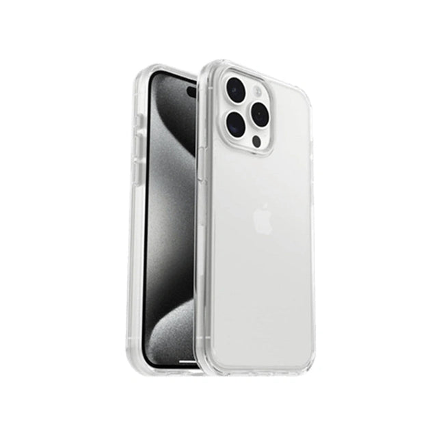 Symmetry Shockproof Clear Case Cover For iPhone 15 - Transparent - GR Phones