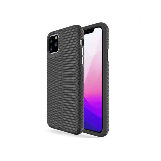 Triangle Armor Back Case for iPhone 15 - Black - GR Phones