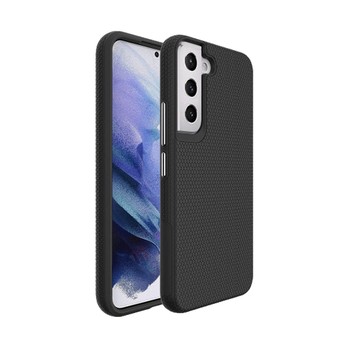 Triangle Armor Case Cover For Galaxy S22 - Black - GR Phones