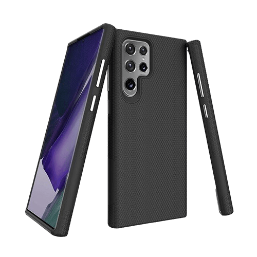 Triangle Armor Case Cover For Galaxy S23 - Black - GR Phones