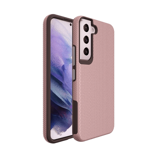 Triangle Armor Case Cover For Galaxy S23 Plus - Rose Gold - GR Phones