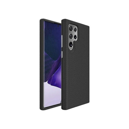 Triangle Armor Case Cover For Galaxy S23 Ultra - Black - GR Phones
