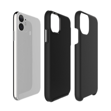 Triangle Armor Case Cover For iPhone 11 - Black - GR Phones