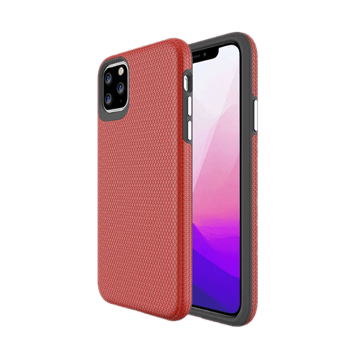 Triangle Armor Case Cover For iPhone 14 Pro Max - Red - GR Phones
