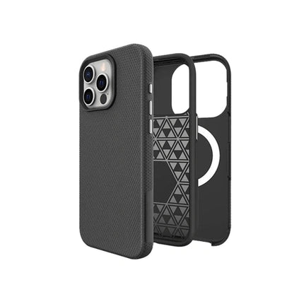 Triangle Armor Case Cover For iPhone 16 Plus - Black - GR Phones