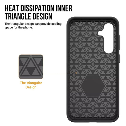 Triangle Armour Case Cover for Galaxy A16 - Navy - GR Phones
