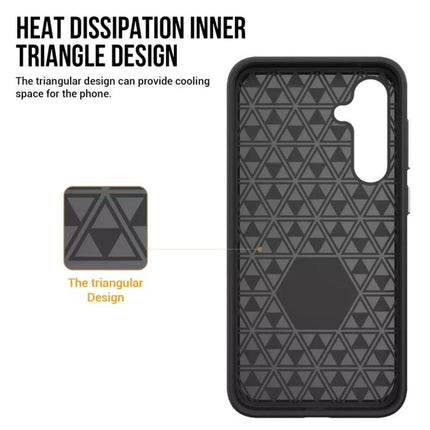 Triangle Armour Case Cover for Galaxy S22 Ultra - Black - GR Phones
