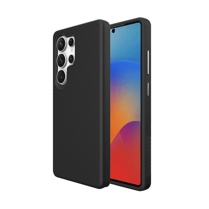 Triangle Armour Case Cover for Galaxy S25 Ultra - Black - GR Phones