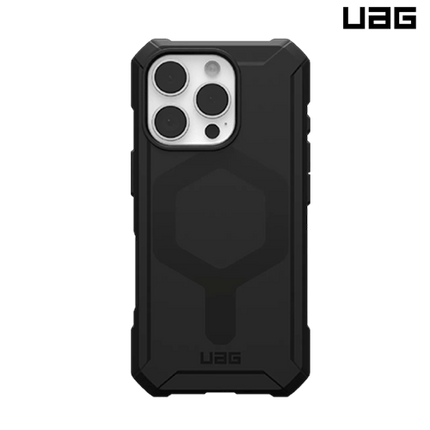 UAG: Essential Armor MagSafe Case For iPhone 16 Pro - Black - GR Phones