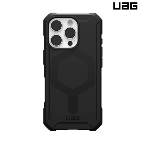 UAG: Essential Armor MagSafe Case For iPhone 16 Pro - Black - GR Phones