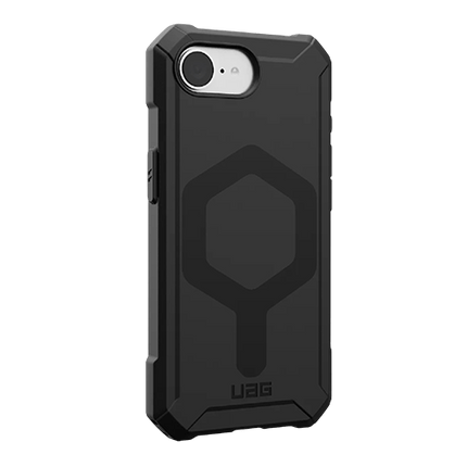 UAG Essential Armor MagSafe iPhone 16E (6.1") Rugged Case - Black (114496114040), 15ft. Drop Protection, Slim, Sleek,Built - in Magnet - GR Phones